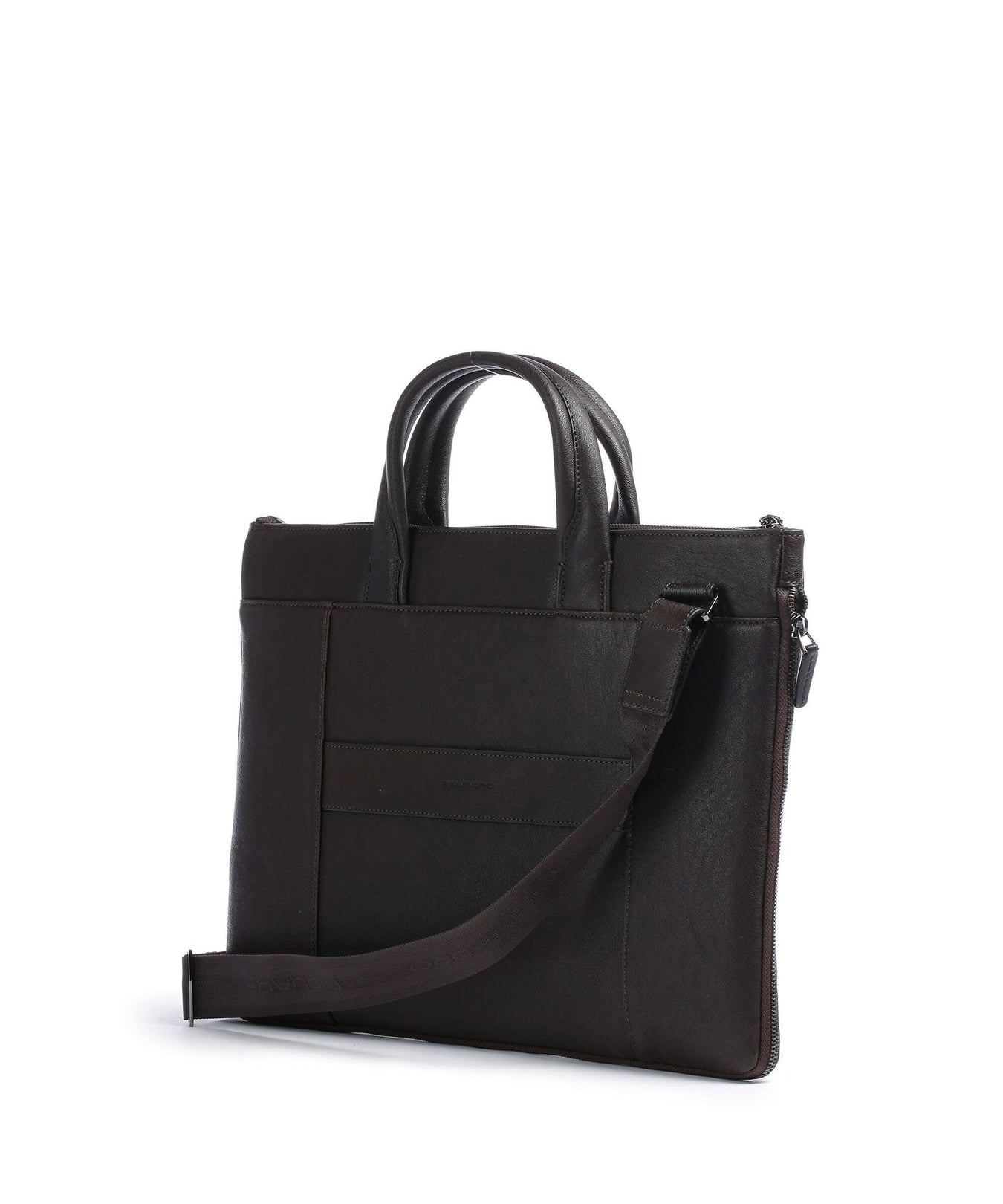 Piquadro Black Square Briefcase testa di moro