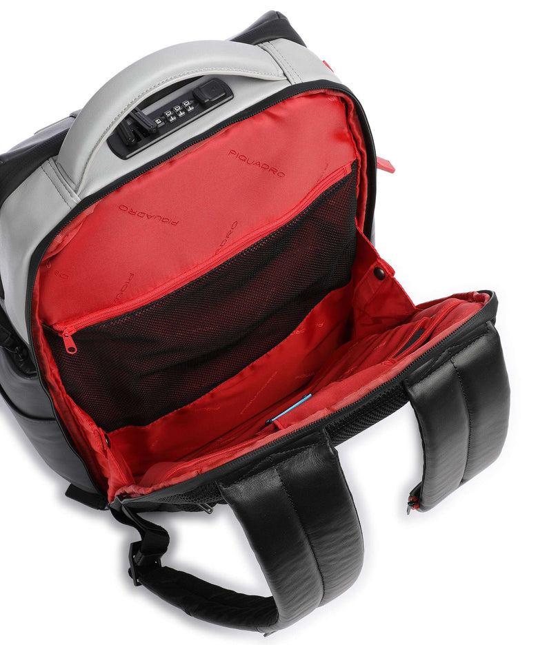 Piquadro Urban Laptop backpack grau/schwarz