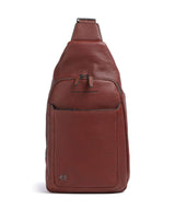 Piquadro Black Square Sling taske cuoio