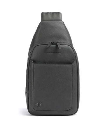 Piquadro Black Square Sling taske blue ocean