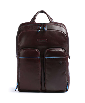 Piquadro Blue Square Revamp Computer rygsæk mahogany