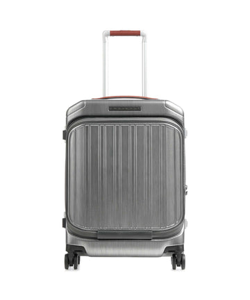 Piquadro PQLM Kuffert med 4 hjul black/natural tan