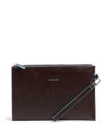 Piquadro Blue Square Håndledstaske mahogany