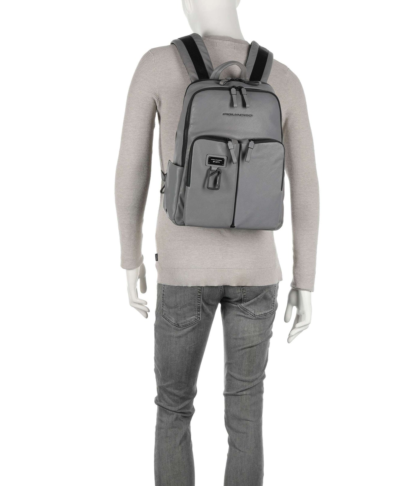 Piquadro Harper Laptop backpack grigio