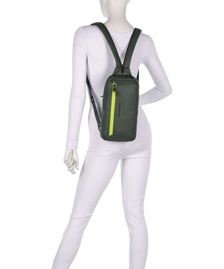 Piquadro C2OW Sling bag verde