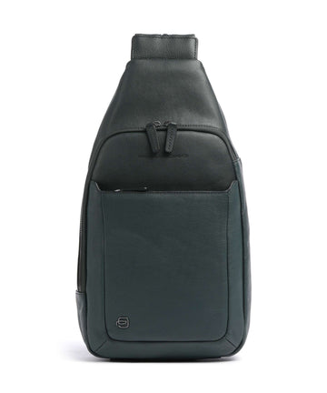 Piquadro Black Square Sling taske verde bosco/verde oliva