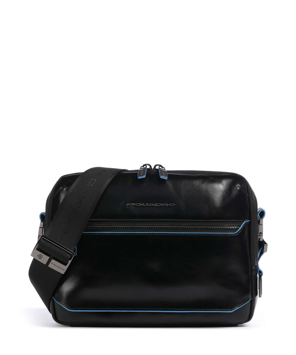 Piquadro Blue Square Crossbody bag nero