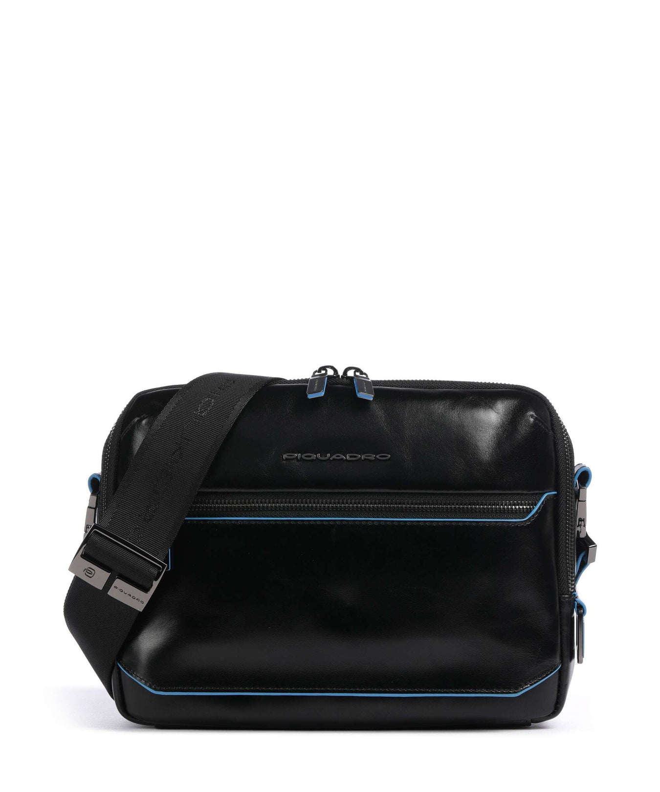 Piquadro Blue Square Crossbody bag nero