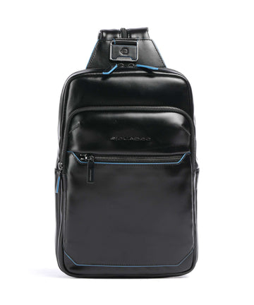 Piquadro Blue Square Sling taske nero