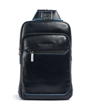 Piquadro Blue Square Sling taske blu notte