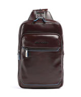 Piquadro Blue Square Sling taske mogano