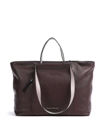 Piquadro Circle Shopper taske prugna/lilla