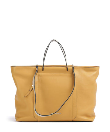 Piquadro Circle Shopper taske yellow/beige