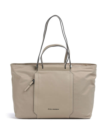 Piquadro W92T Shopper taske beige