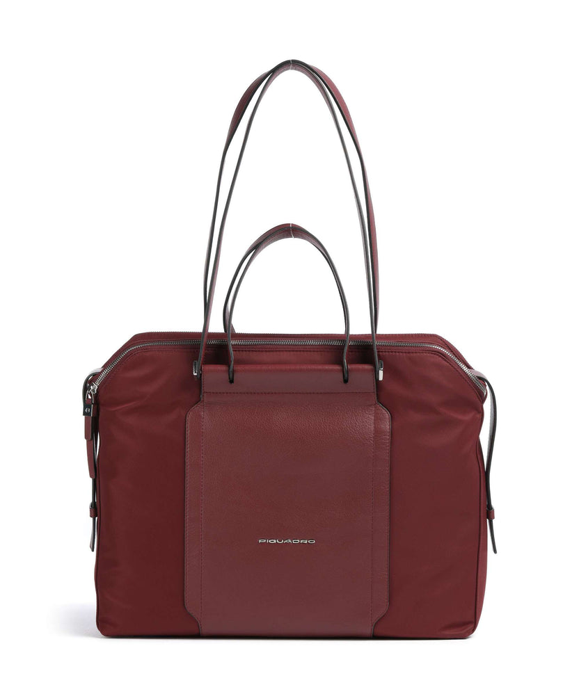 Piquadro W92T Tote bag borgogna