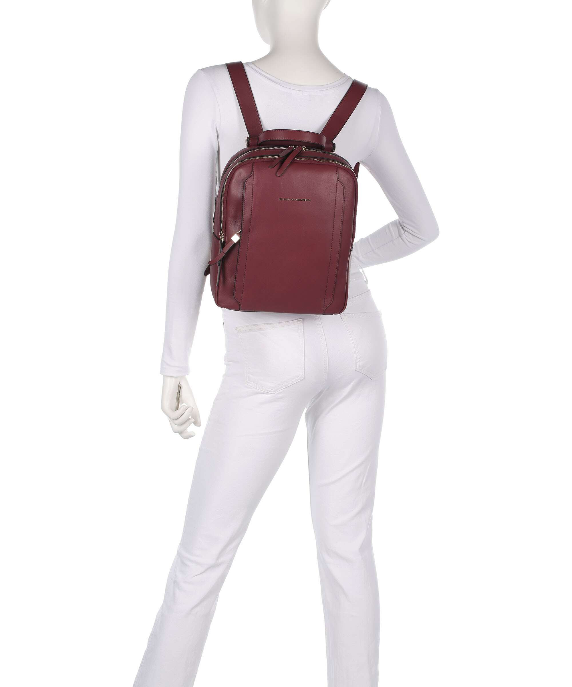 Piquadro Circle Backpack borgogna