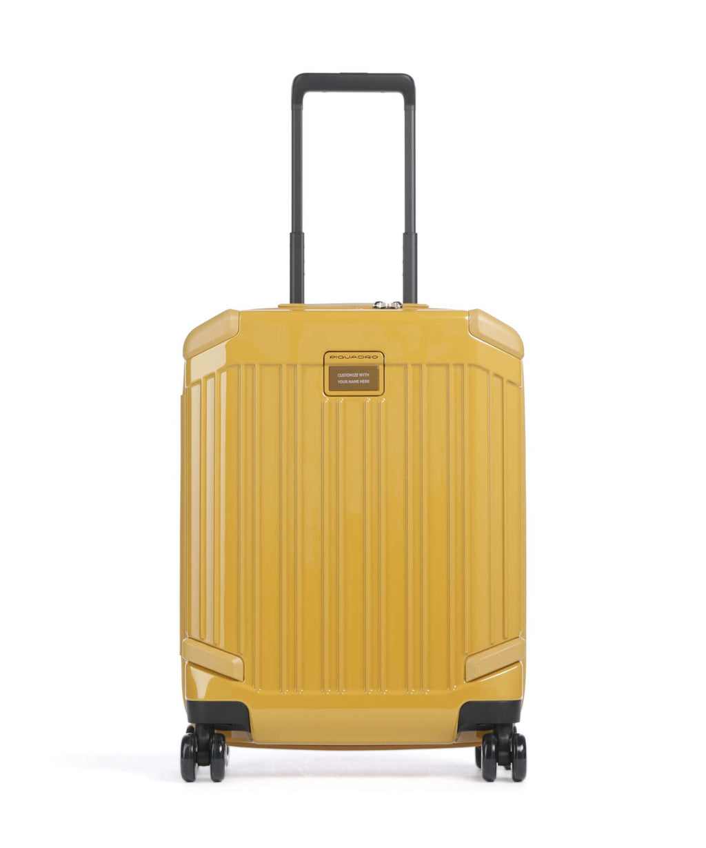 Piquadro POP Spinner (4 wheels) mustard