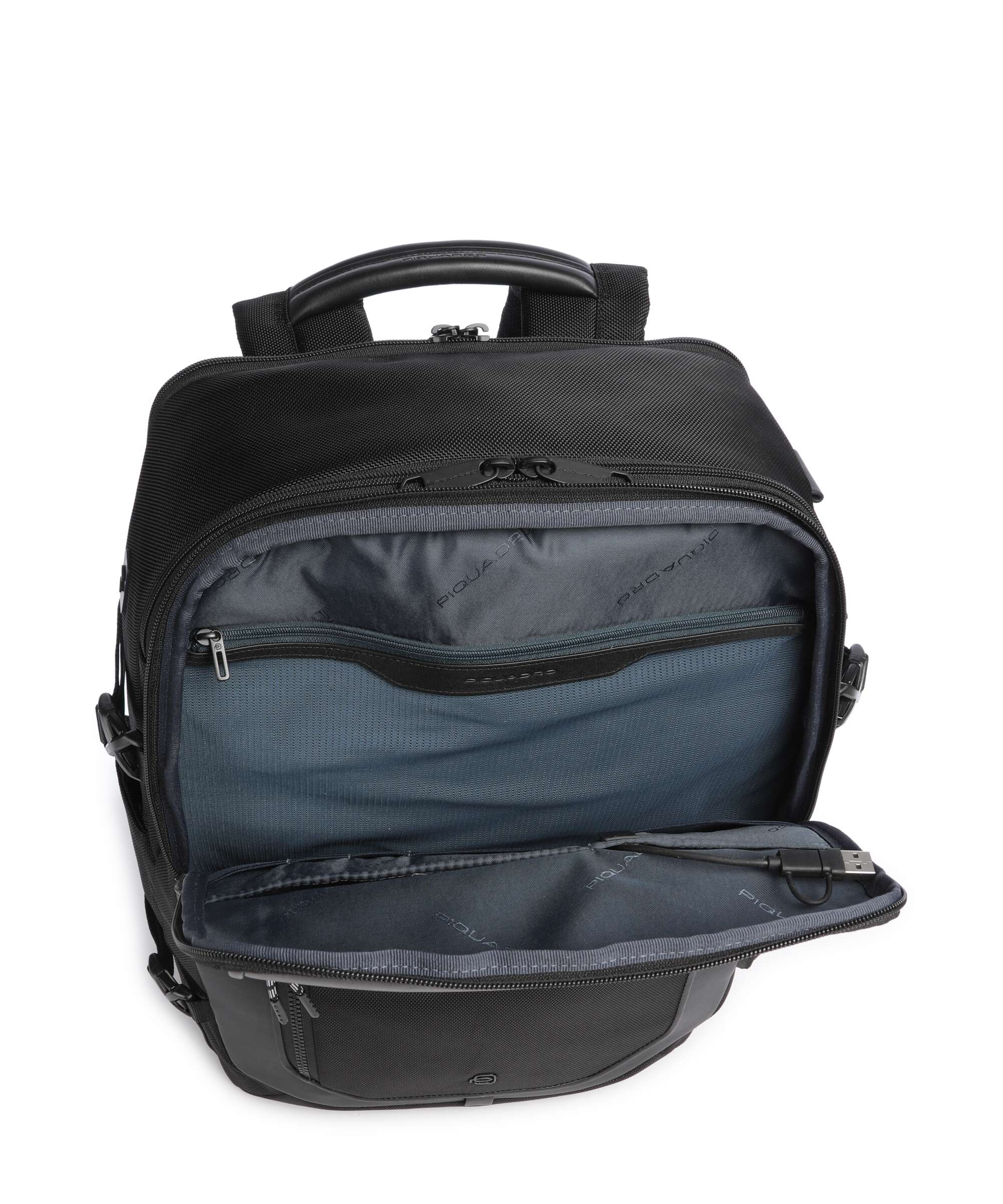 Piquadro Lyss Easyjet Travel backpack black
