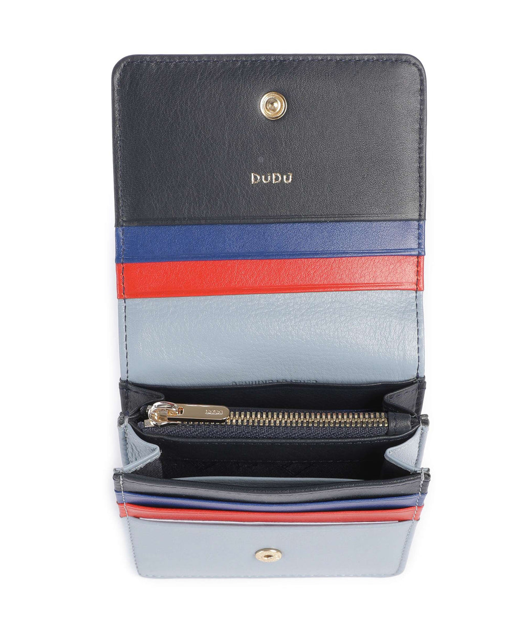 DuDu Bags Flores RFID Wallet navy