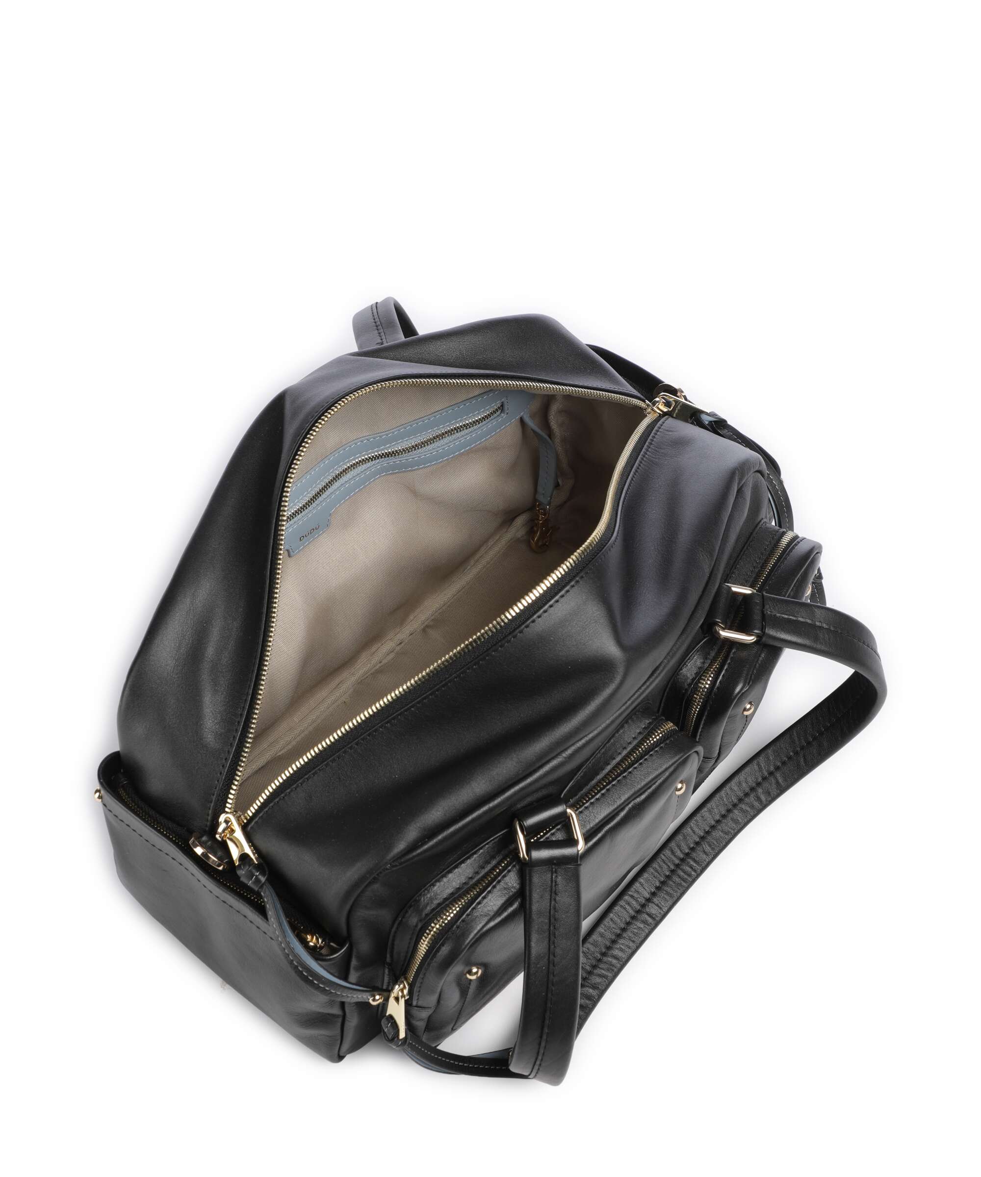 DuDu Bags Pocket Fanciful Shoulder bag nero