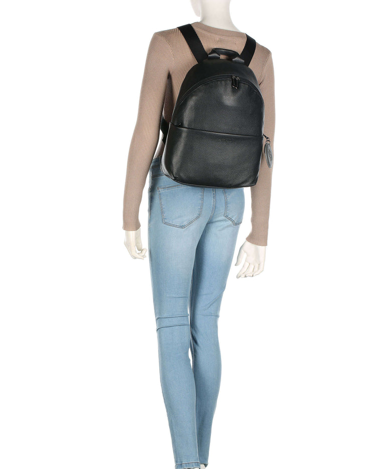 Mandarina Duck Mellow Leather Backpack nero