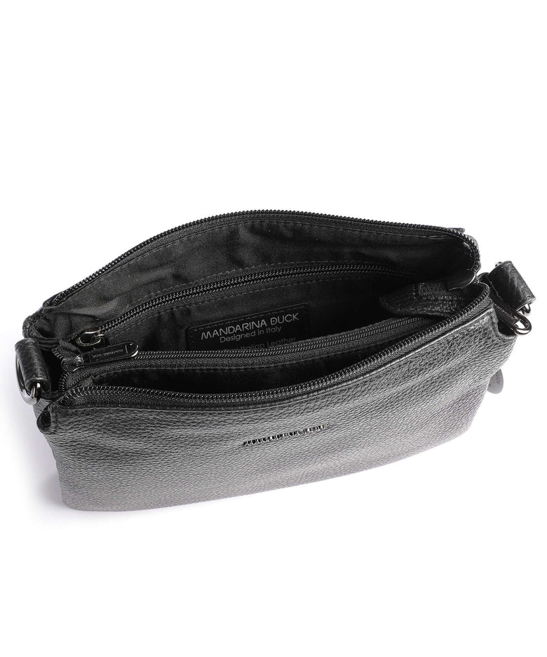 Mandarina Duck Mellow Leather Crossbody bag nero