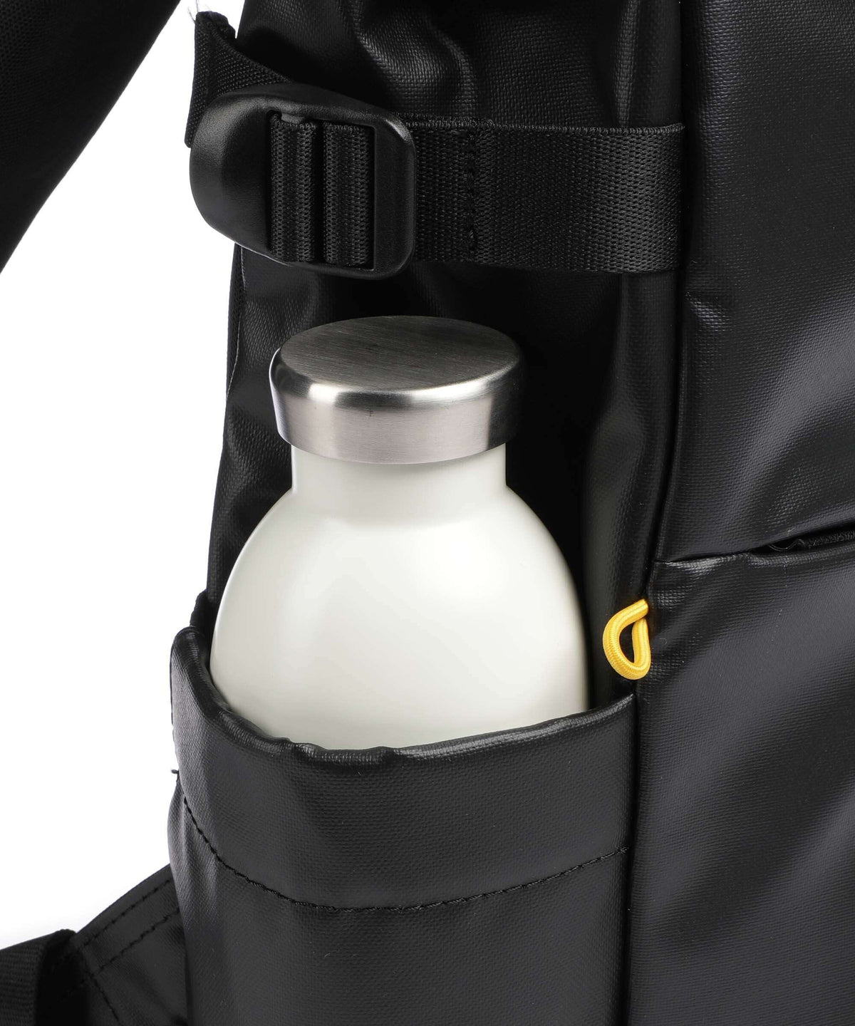 Mandarina Duck Coated Laptop backpack black