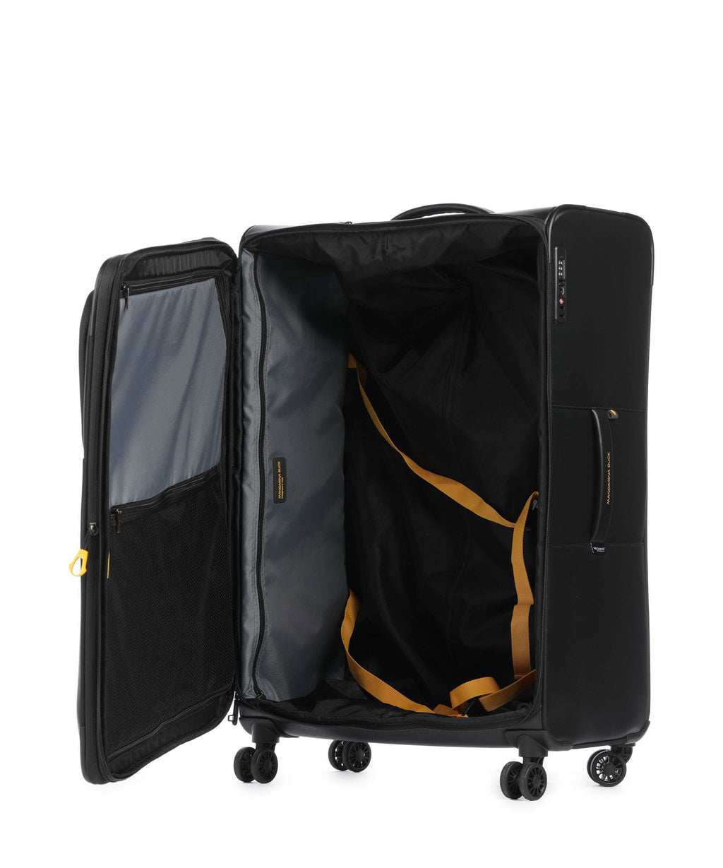 Mandarina Duck Coated Spinner (4 wheels) black