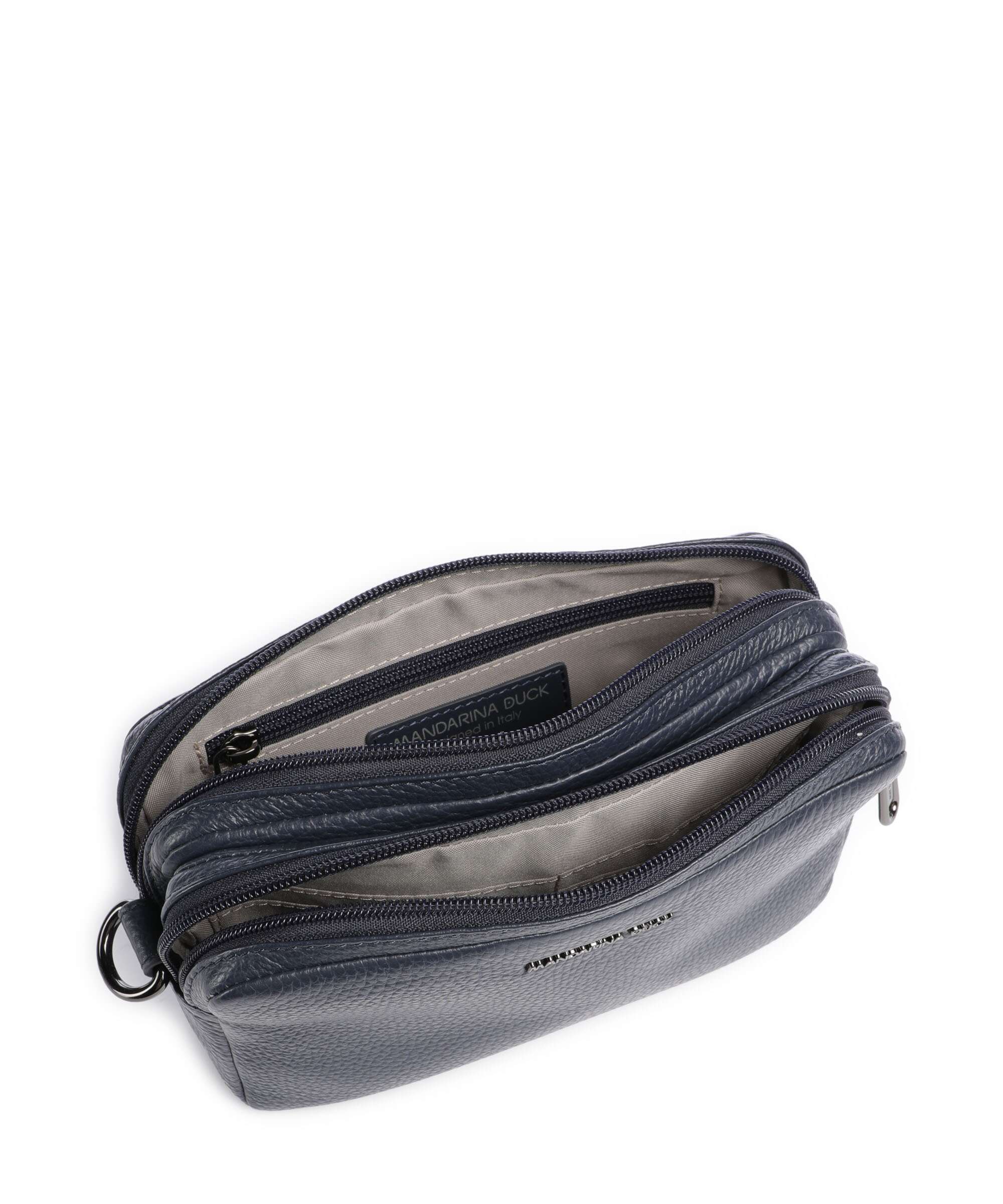 Mandarina Duck Mellow Leather Crossbody bag dress blue