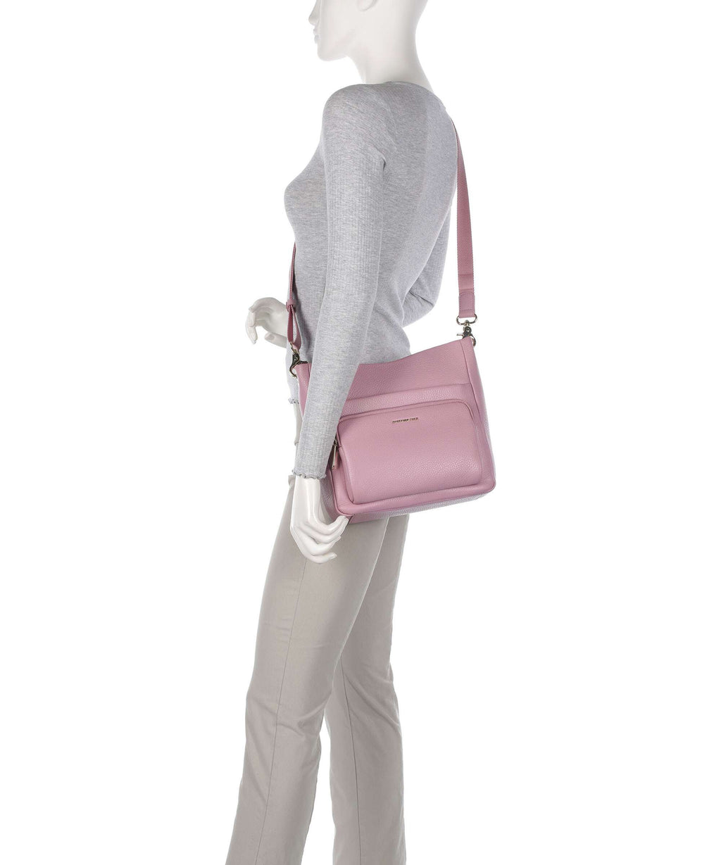 Mandarina Duck Mellow Leather Crossbody bag lilac rose