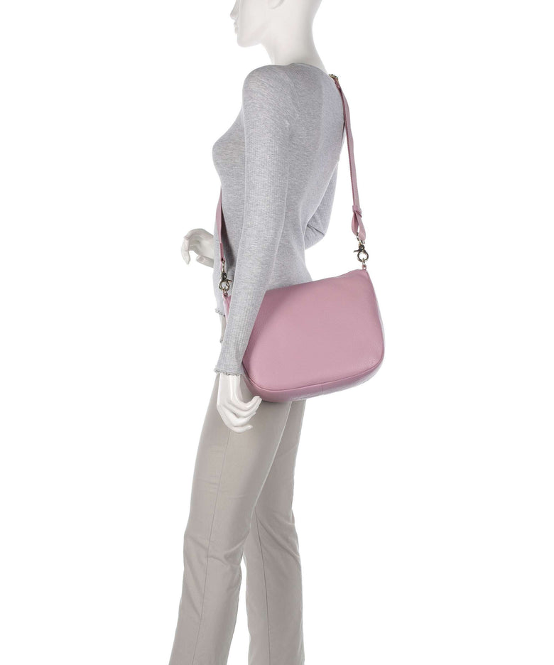 Mandarina Duck Mellow Leather Crossbody bag lilac rose