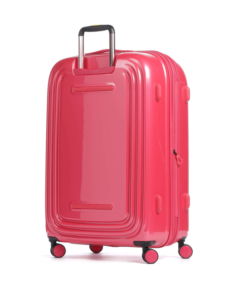 Mandarina Duck Logoduck+ Metal Spinner (4 wheels) raspberry