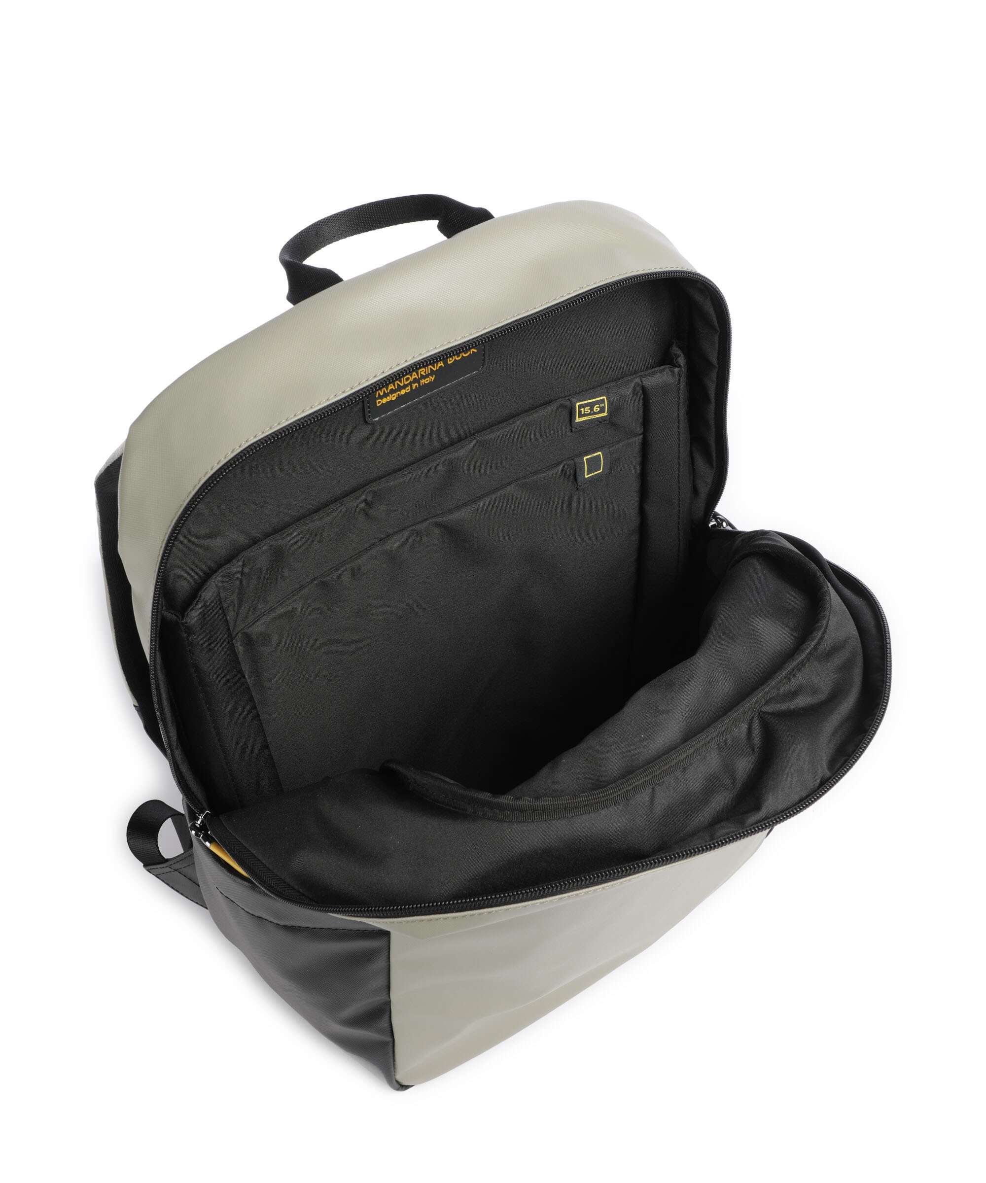 Mandarina Duck Eco Coated Laptop backpack mud