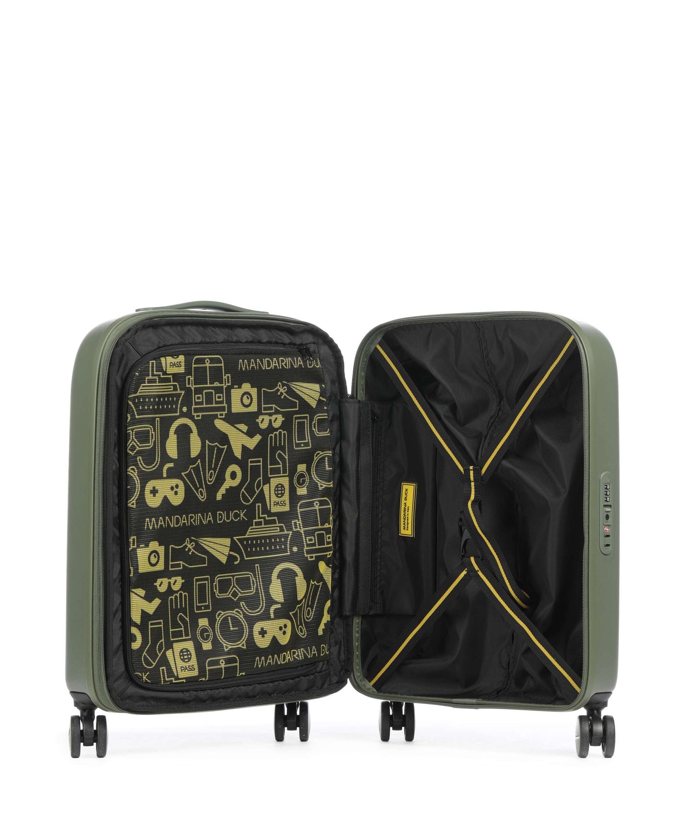 Mandarina Duck Logoduck+ Spinner (4 wheels) pine green