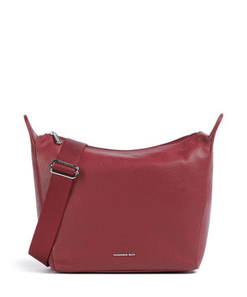 Mandarina Duck Mellow Leather Crossover taske grape
