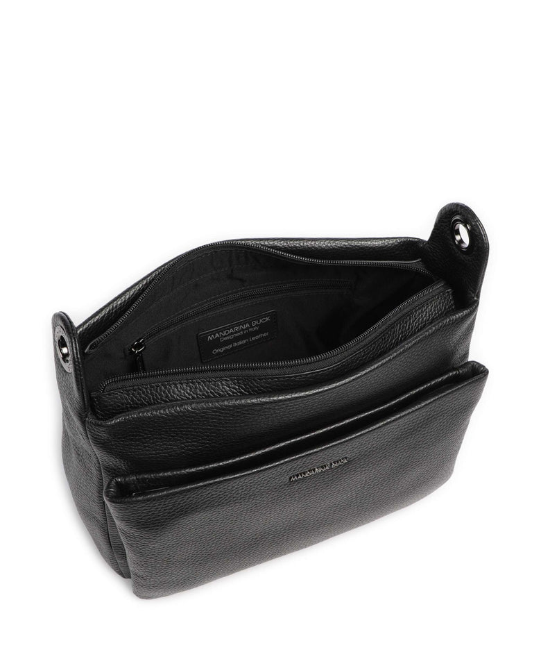 Mandarina Duck Mellow Leather Shoulder bag nero