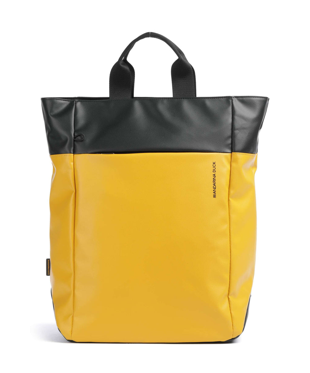 Mandarina Duck Coated Backpack duck yellow