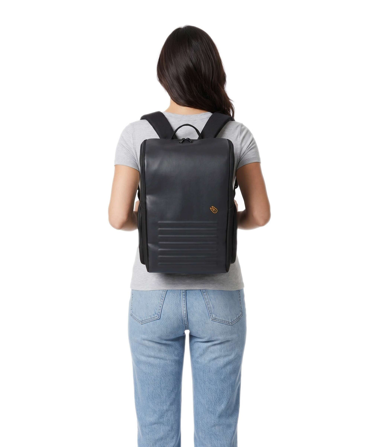 Mandarina Duck Smart Duck Backpack dark gloss