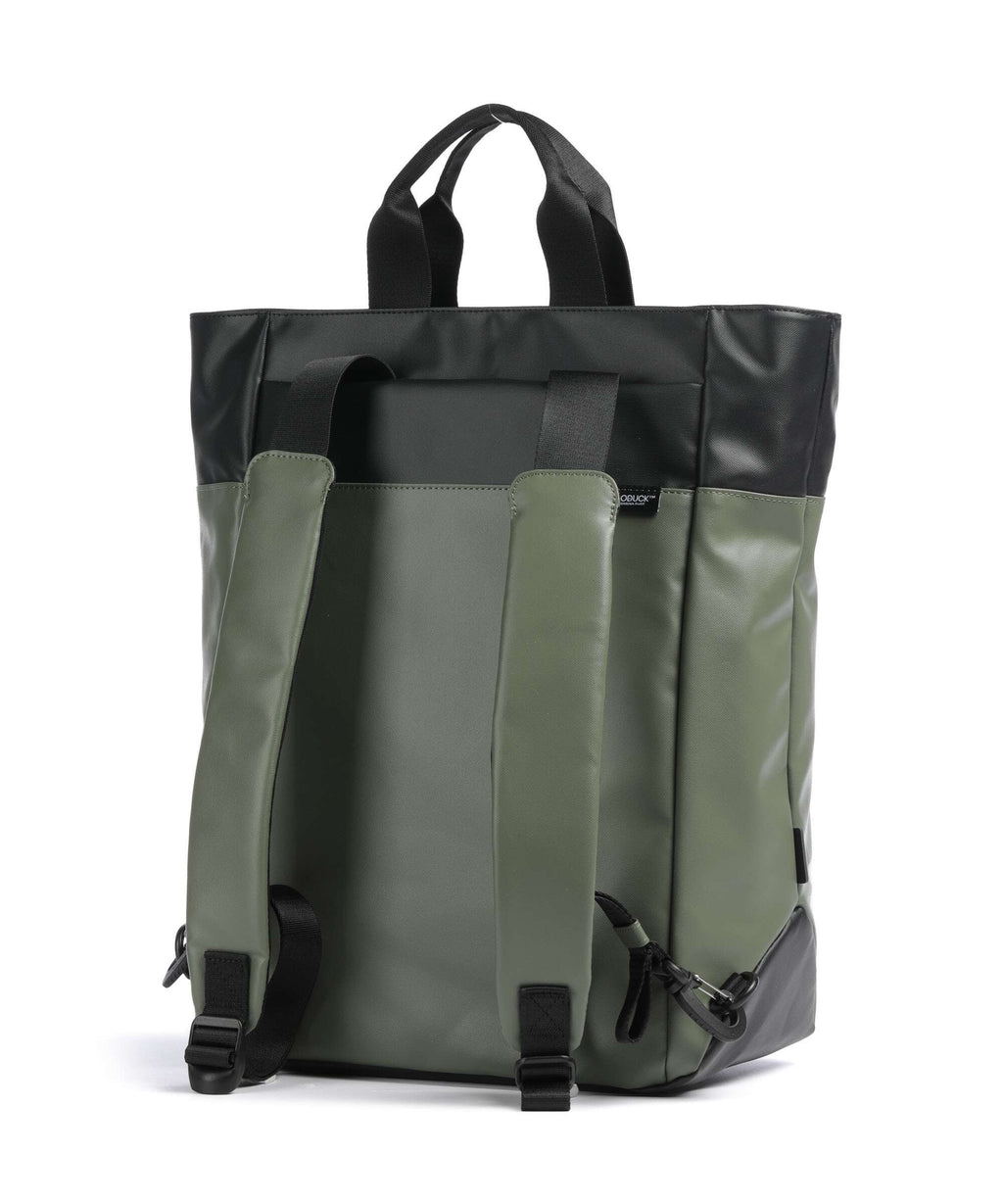 Mandarina Duck Coated Backpack pine green