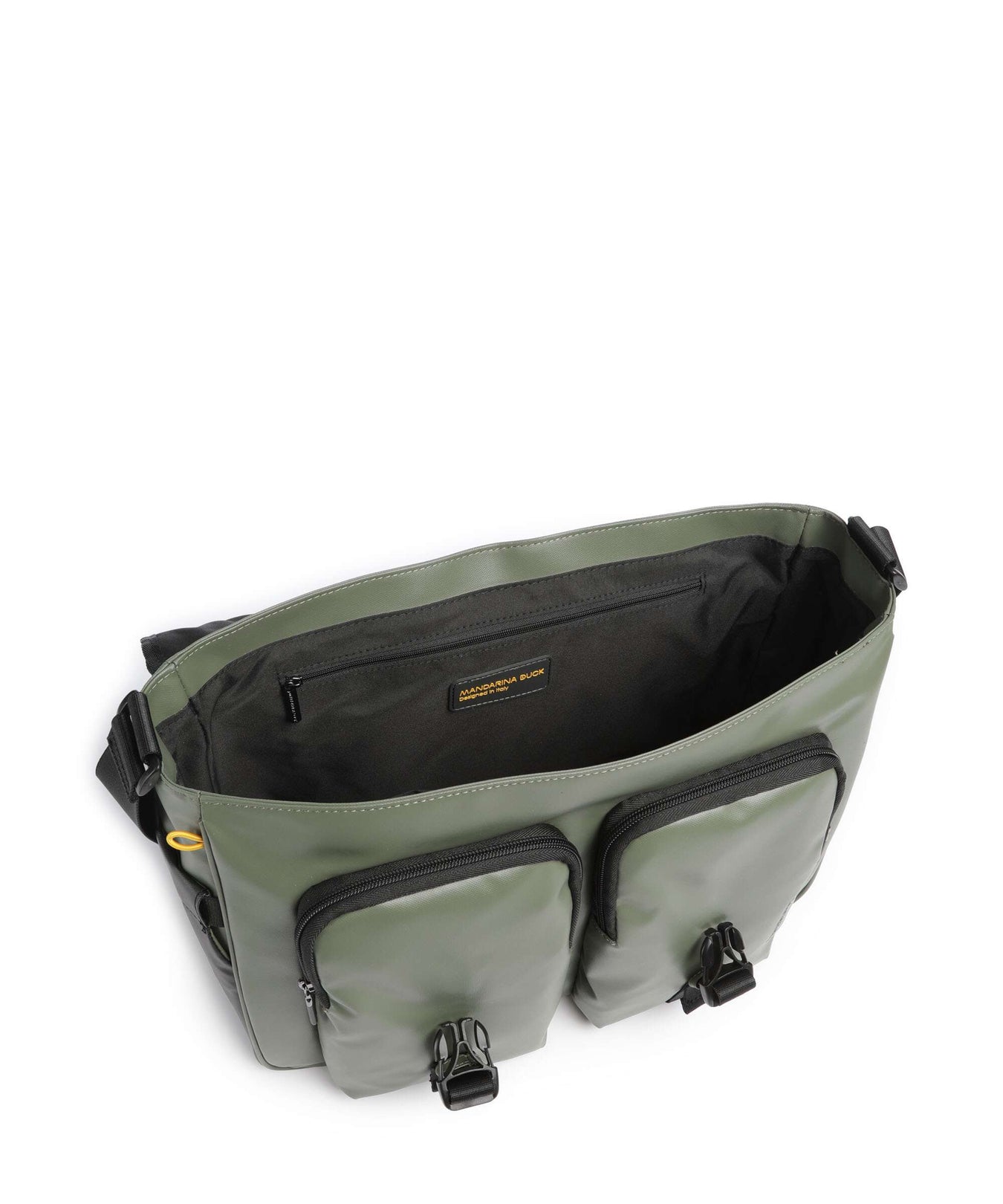 Mandarina Duck Eco Coated Messenger bag pine green