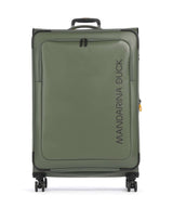 Mandarina Duck Eco Coated Kuffert med 4 hjul pine green