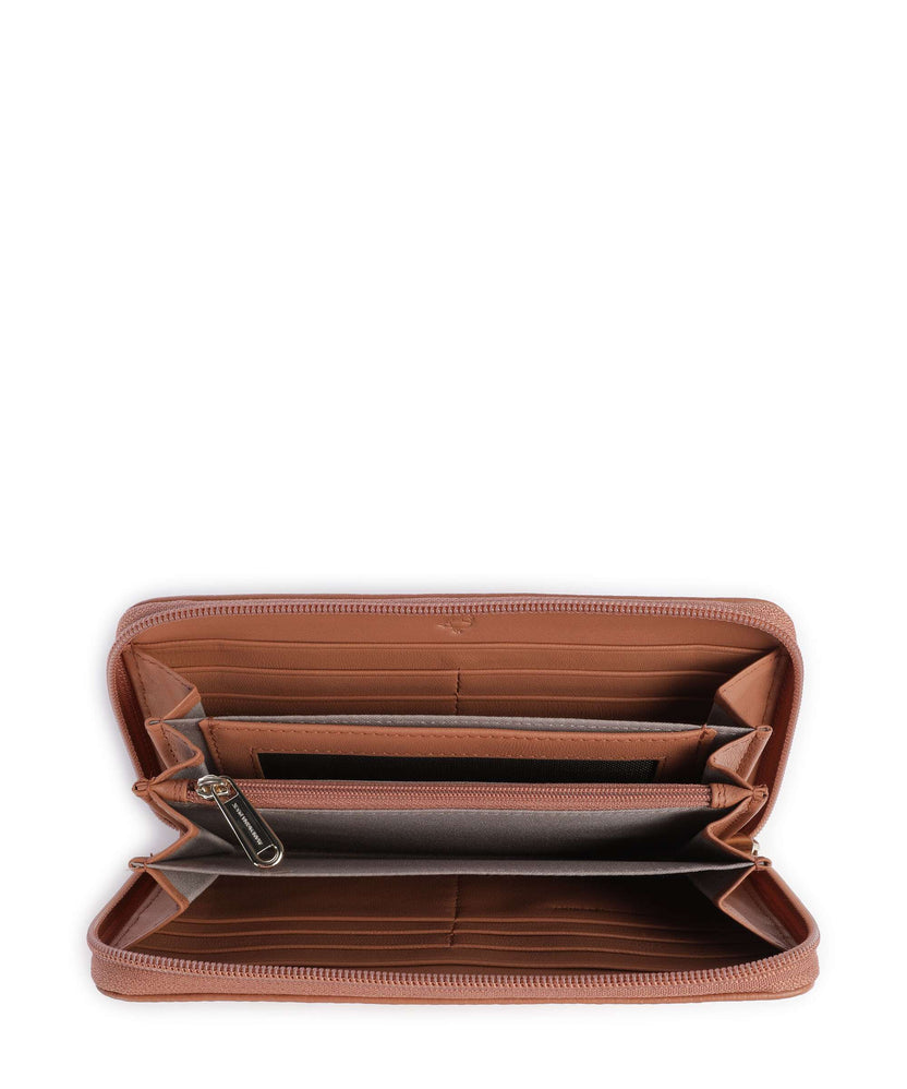 Mandarina Duck Mellow Leather Wallet pecan nut