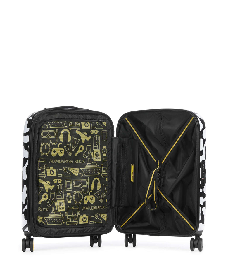 Mandarina Duck Logoduck+ Moire Spinner (4 wheels) moire