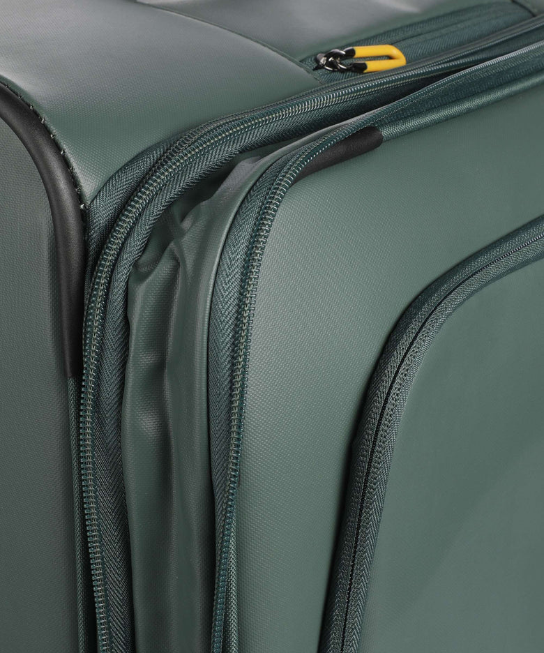 Mandarina Duck Eco Coated Spinner (4 wheels) deep green