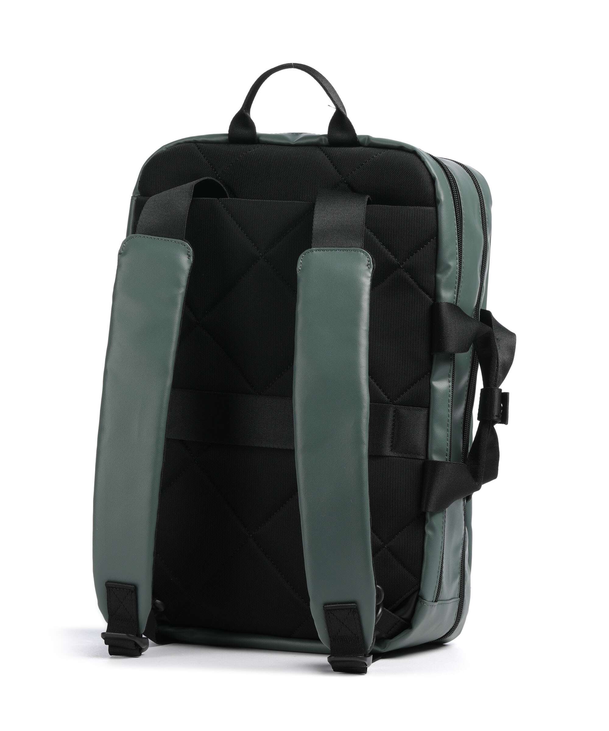 Mandarina Duck Eco Coated Backpack bag deep green