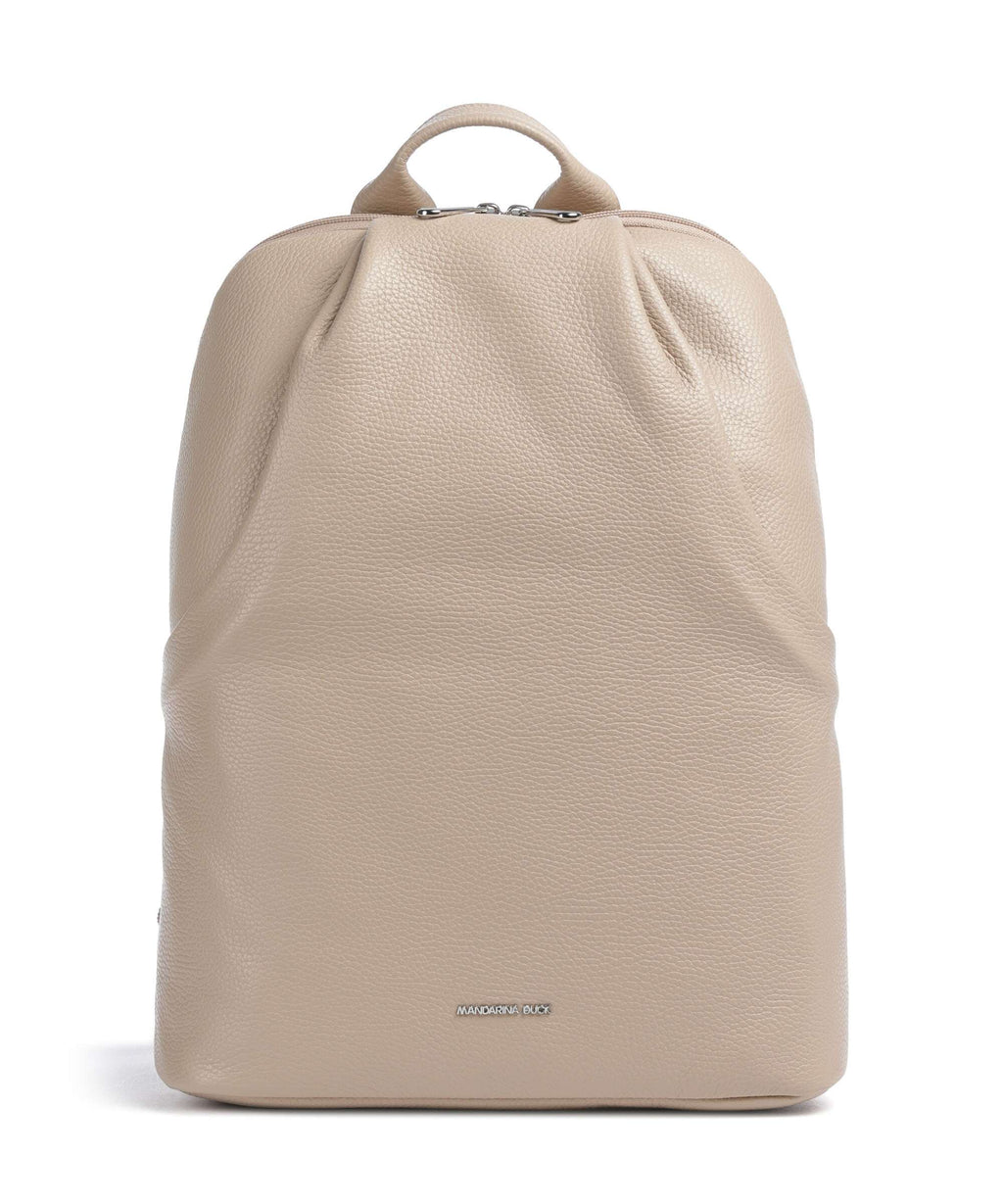 Mandarina Duck Mellow Leather Backpack warm taupe