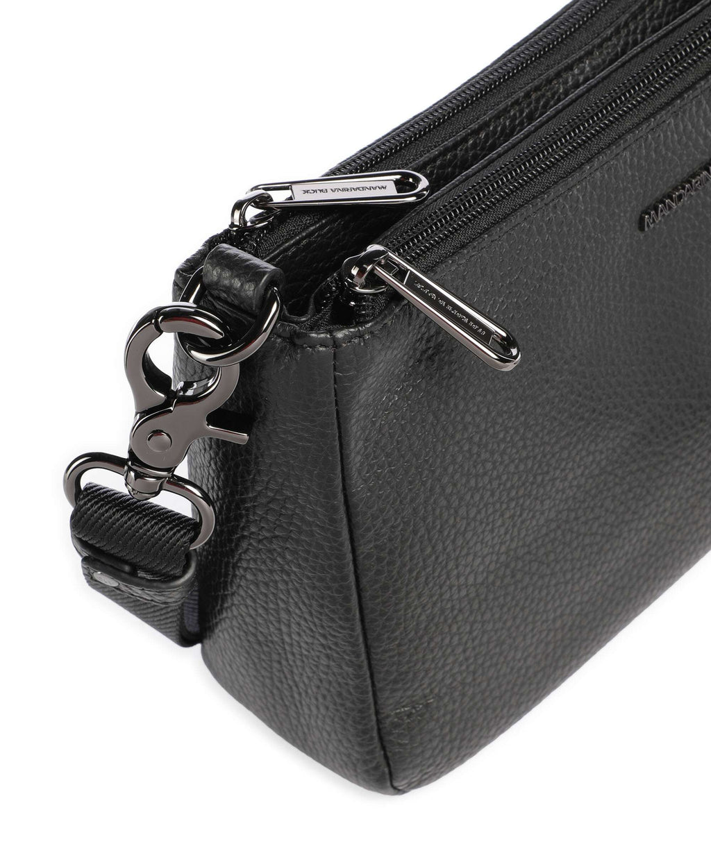 Mandarina Duck Mellow Leather Crossbody bag nero