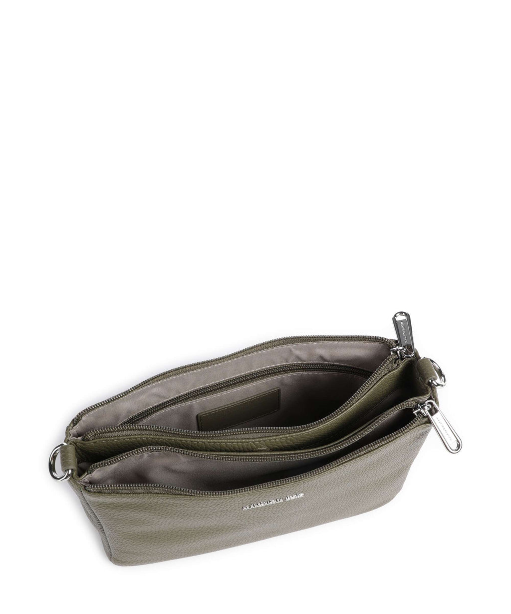 Mandarina Duck Mellow Leather Crossbody bag winter olive