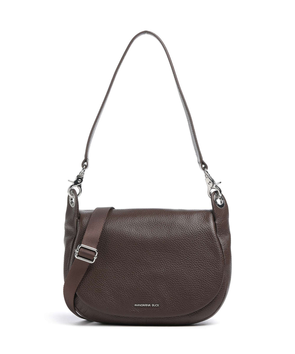 Mandarina Duck Mellow Leather Shoulder bag espresso