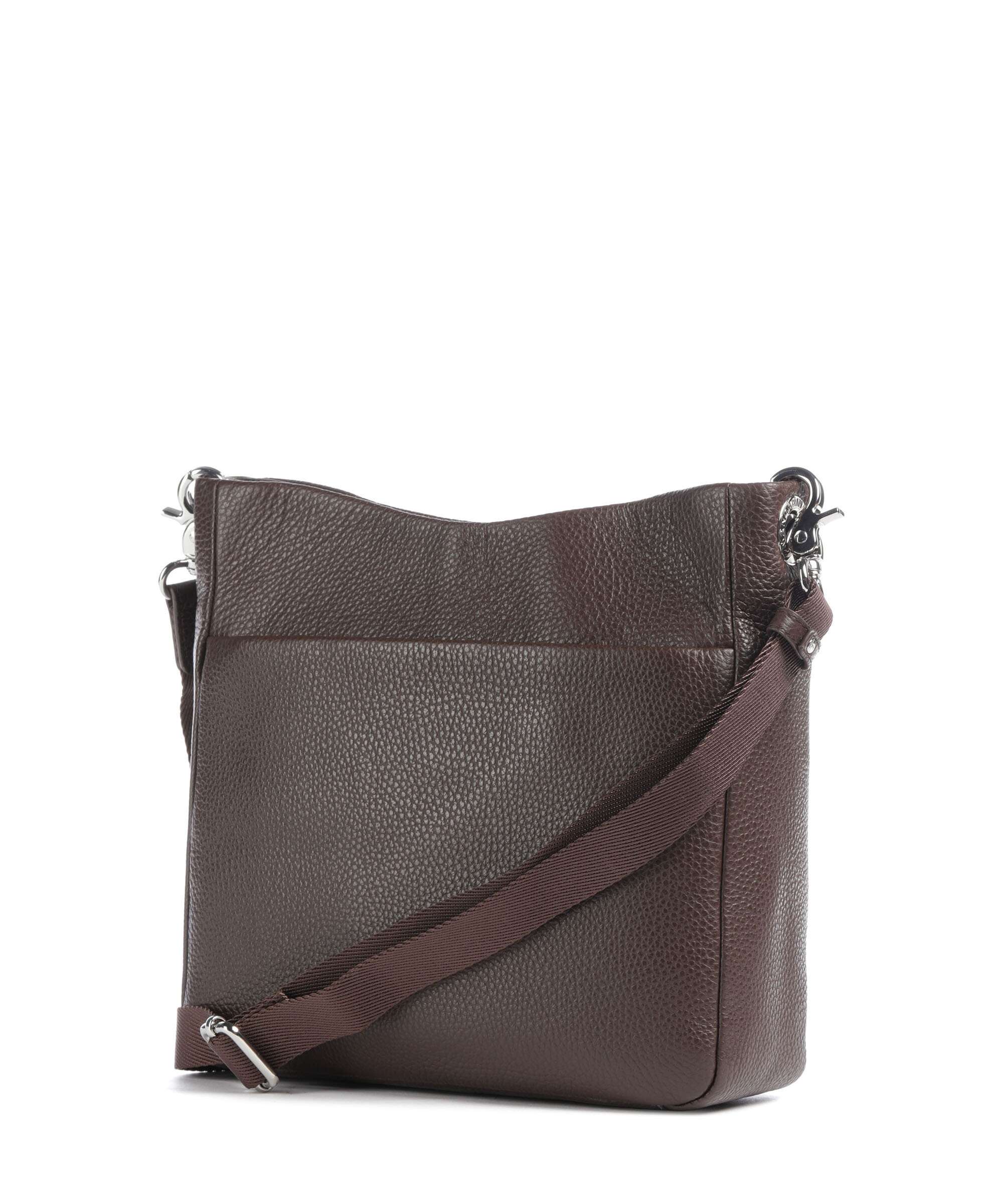 Mandarina Duck Mellow Leather Crossbody bag espresso